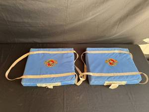lot 193 image: Pair of Stearns Throwable Boating Cushions