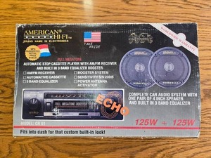 lot 209 image: American Hi-Fi Model CR 61 Car Audio System with 125W Speakers