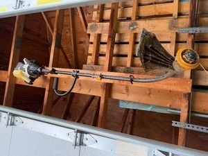 lot 221 image: Gas-Powered String Trimmer with Curved Shaft
