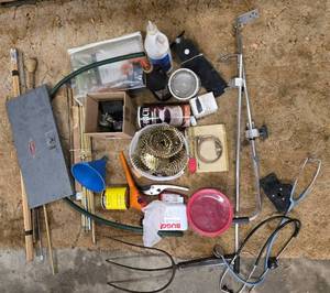 lot 232 image: Assorted Hardware and Tools Collection