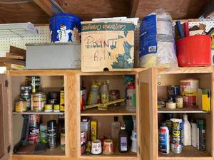 lot 233 image: Varied Collection of Home Improvement Supplies and Tools - content quantities unverified