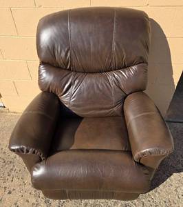 Brown Leather Recliner Chair