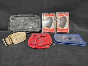 lot 63 image: Set of Sports Gear Including Protective Pads and Accessories