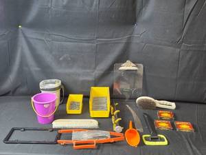 lot 156 image: Assorted Household Tools and Supplies Collection