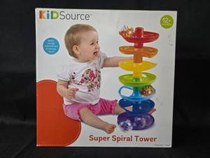 lot 184 image: KidSource Super Spiral Tower for 12 Months in Orig Box