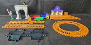 lot 201 image: Paw Patrol Train Set with Station and Tracks