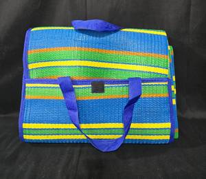 lot 206 image: Colorful Foldable Beach Mat with Carry Handles