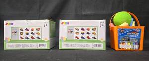 lot 218 image: Easter Egg Toy Set with Miniature Vehicles & Jumbo Sidewalk Chalk Set
