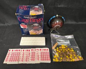 lot 251 image: Family Classics Cage Bingo Set with Cards and Markers