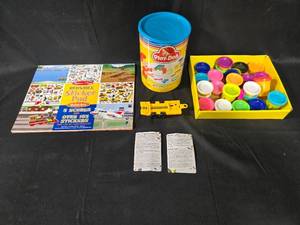 lot 255 image: Creative Play Set with Play-Doh, Sticker Pad, and Accessories