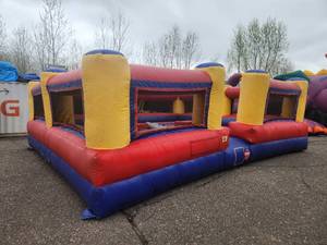 lot 201 image: 2 Person Joust Boxing Ring Combo 20 x 20