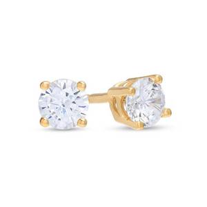 3.00 Carat Diamond Stud Earrings Set in 14K Gold