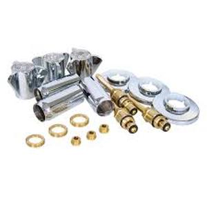 lot 25 image: Lot of Everbilt Shower Valve Repair Kit In Chrome Finish for Sayco Customer Returns See Pictures