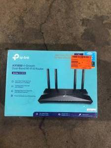 lot 27 image: TP-LINK Dual Band Wi-Fi 6 Wireless Router AdapterTP-LINK Dual Band Wi-Fi 6 Wireless Router Adapter Customer Returns See Pictures