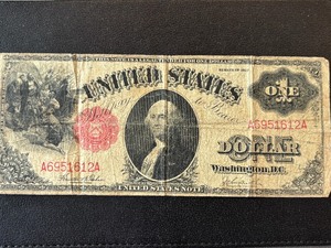 1917 Red Seal $1 Dollar Note