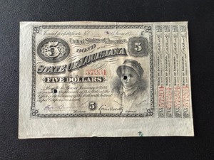 lot 14 image: 1886 Louisiana Bond