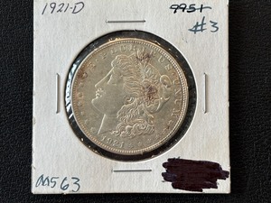 lot 39 image: 1921-D Morgan Dollar