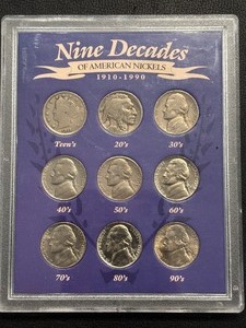 lot 57 image: Nine Decades Of American Nickels