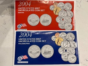 lot 61 image: 2004 P & D Mint Sets