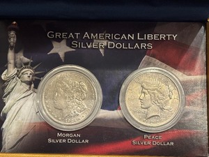 Morgan and Peace Dollars