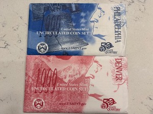 lot 73 image: 1999 P & D Mint Set