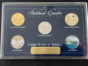 lot 91 image: Minnesota State Quarter Collection