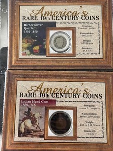lot 96 image: Rare 19th Century Coins