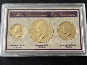 lot 119 image: 1976-D Gold Plated Bicentennial Collection