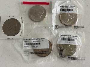 lot 156 image: Eisenhower Dollars