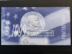 lot 166 image: 1999 Susan B. Anthony Dollar Set