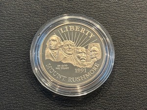 lot 171 image: 1991-S Mount Rushmore Half Dollar Proof