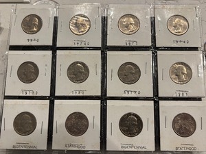 lot 185 image: Washington Quarters