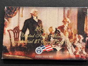 lot 186 image: 2007 Presidential Dollar Proof Set