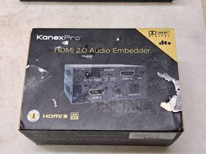 lot 1052 image: Kanex Pro Audio Embedder  HDMI 2.0  4K  Dolby Digital