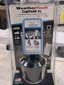 lot 1070 image: WeatherTech CupFone XL Cell Phone Cup Holder