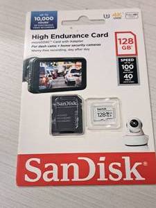 lot 1094 image: Sandisk 128GB High Endurance Memory Card