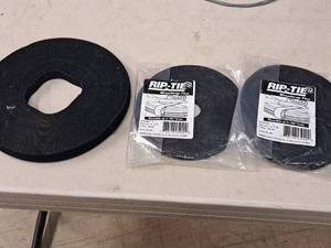 lot 1111 image: Lot of (3 Rolls) Rip-Tie WrapStrap Plus Strapping - (2) 12x75, (1) 34x25-yds