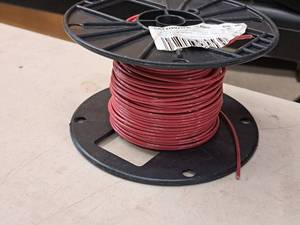 lot 1114 image: Lot of (1 Partial Spool) Cerrowire 14AWG Wire  600 Volts