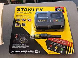 lot 1138 image: Stanley Simple Start 12V Lithium Battery Booster