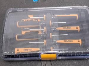 lot 1153 image: Tolsen Precision Screwdriver Set 6-piece 20030 with Case