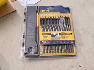 lot 1174 image: Irwin Speedbor Boring Bit Set 12-piece