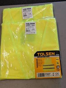 lot 1194 image: Lot of (2) 3X-Large Safety Reflector Vests