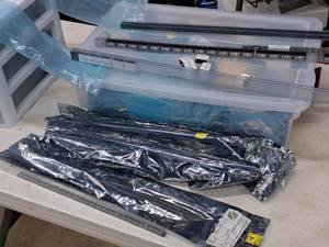 lot 1122 image: Lot of (2 Bags) Electronic Components - (5) Digi Keys, PS-HI Antistatic, Tyco Electronics (assorted)