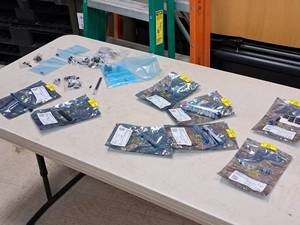 lot 1121 image: Lot of (1 Bag) Electronic Replacement Parts and Components (assorted)