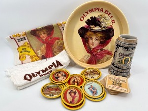 lot 15 image: Olympia Beer Vintage Collectibles Set
