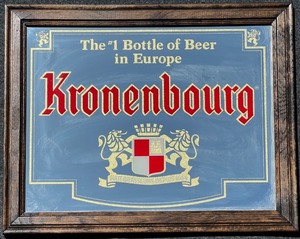 lot 168 image: Kronenbourg Beer Advertising Mirror