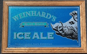 lot 175 image: Weinhards Blue Boar Ice Ale Advertising Sign