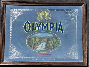 lot 176 image: Olympia Framed Mirror with Scenic Design