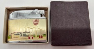 lot 216 image: Vintage APCO Petroleum Products Advertising Lighter Set