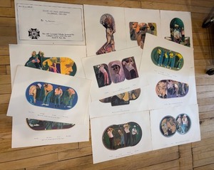 lot 235 image: 1987 South St. Paul Centennial Calendar and 12 - 1971 Ryder Cup Lithographs Collection